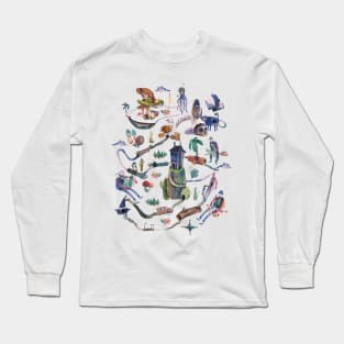 map Long Sleeve T-Shirt